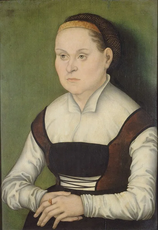 Portrait Of A Woman 208 Wall Art by Hans Cranach - High-Resolution Digital Print