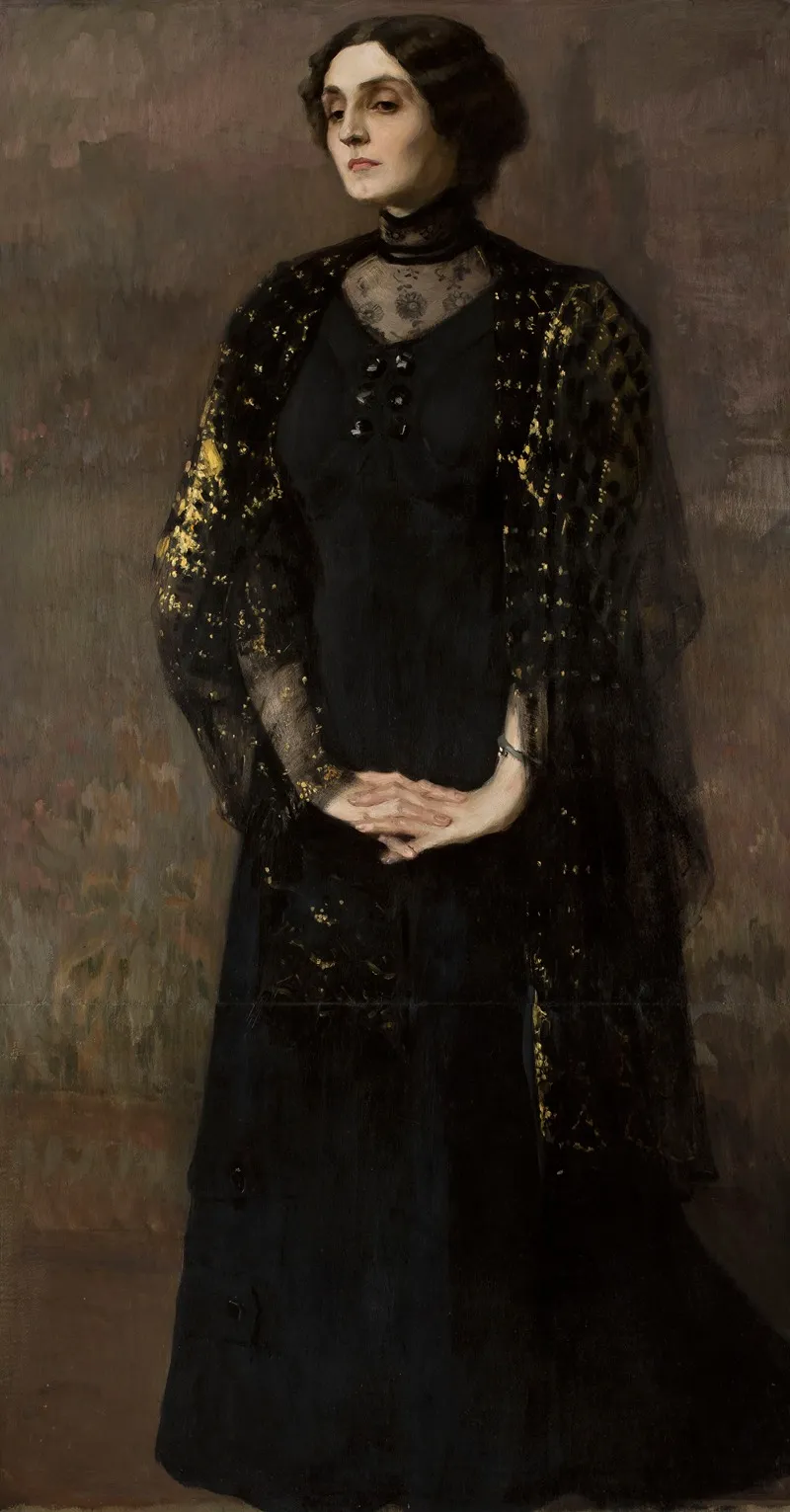 Portrait Of A Woman 211 Wall Art by Kazimierz Stabrowski - High-Resolution Digital Print