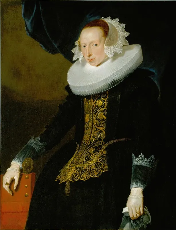 Portrait Of A Woman 21 Wall Art by Pieter Claesz Soutman - High-Resolution Digital Print