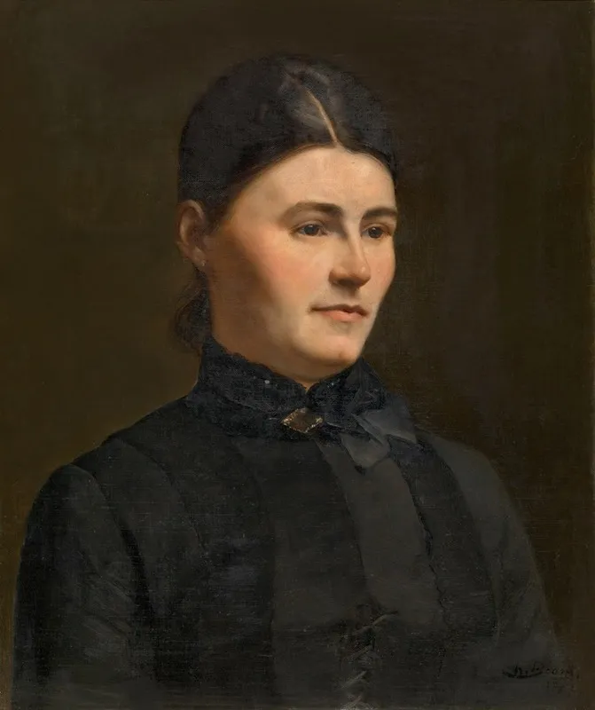 Portrait Of A Woman 230 Wall Art by Charles Boom - High-Resolution Digital Print