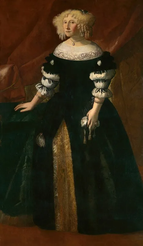 Portrait Of A Woman 241 Wall Art by Justus Sustermans - High-Resolution Digital Print