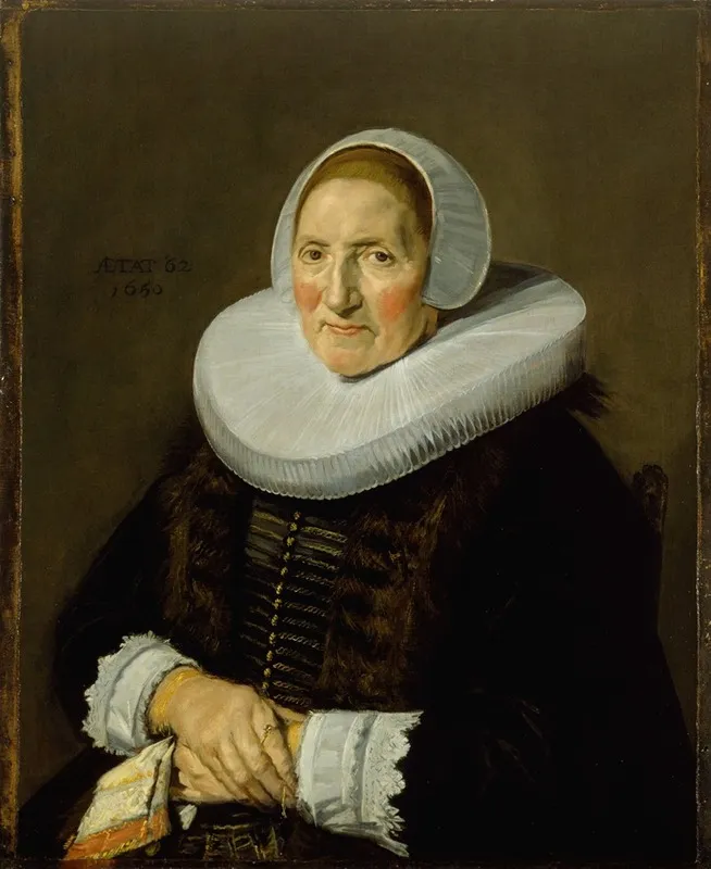 Portrait Of A Woman 296 Wall Art by Frans Hals - High-Resolution Digital Print
