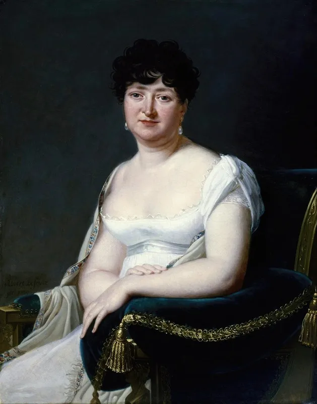 Portrait Of A Woman 297 Wall Art by Robert Jacques François Lefèvre - High-Resolution Digital Print