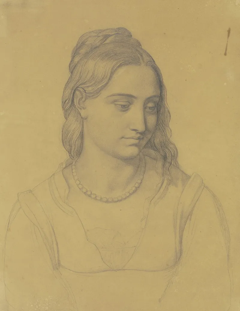 Portrait Of A Woman 324 Wall Art by Wilhelm von Kaulbach - High-Resolution Digital Print