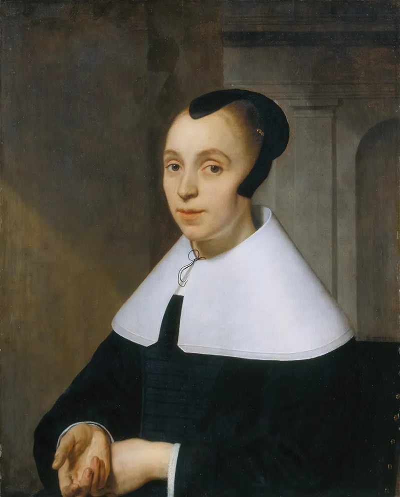 Portrait Of A Woman 325 Wall Art by Bartholomeus van der Helst - High-Resolution Digital Print