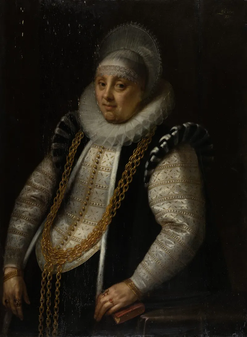 Portrait Of A Woman 327 Wall Art by Gortzius Geldorp - High-Resolution Digital Print
