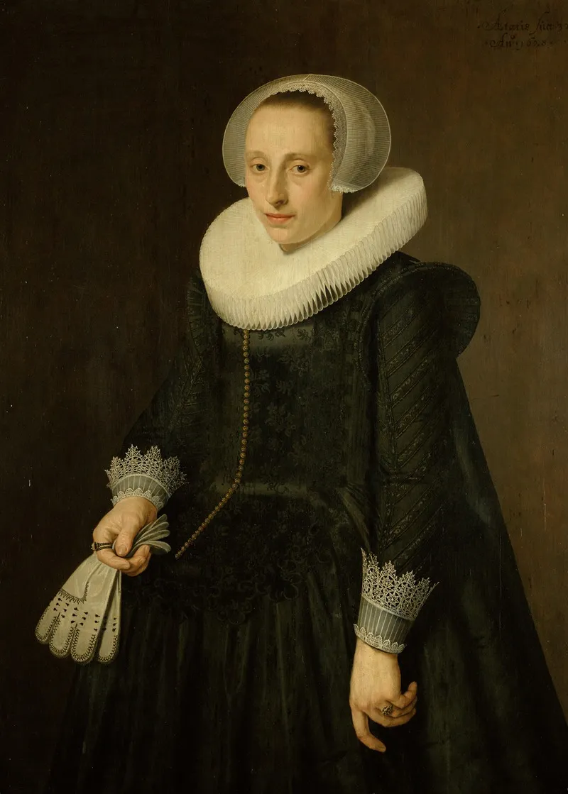 Portrait Of A Woman 329 Wall Art by Nicolaes Eliasz. Pickenoy - High-Resolution Digital Print