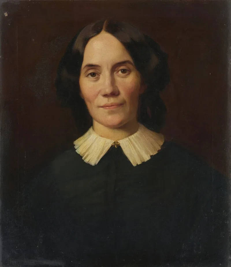 Portrait Of A Woman 344 Wall Art by Marie Wiegmann - High-Resolution Digital Print