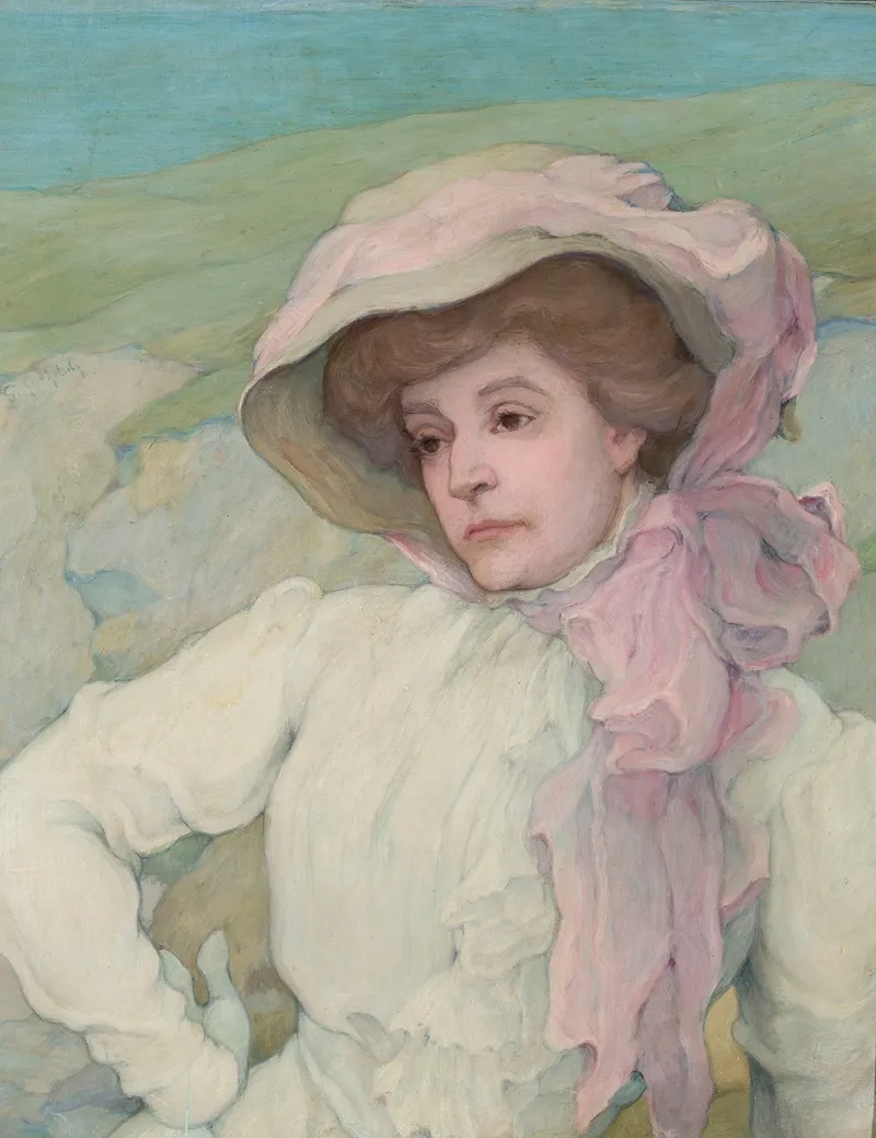 Portrait Of A Woman 366 Wall Art by Stanisław Grocholski - High-Resolution Digital Print