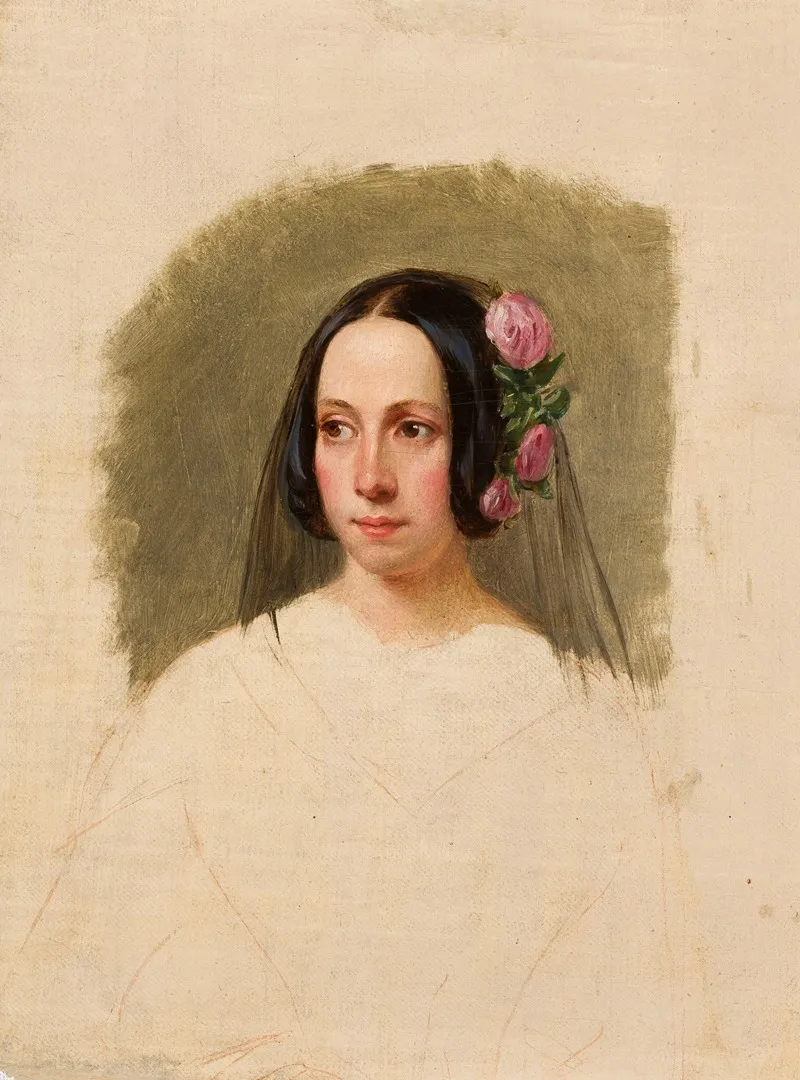 Portrait Of A Woman 371 Wall Art by Ksawery Jan Kaniewski - High-Resolution Digital Print