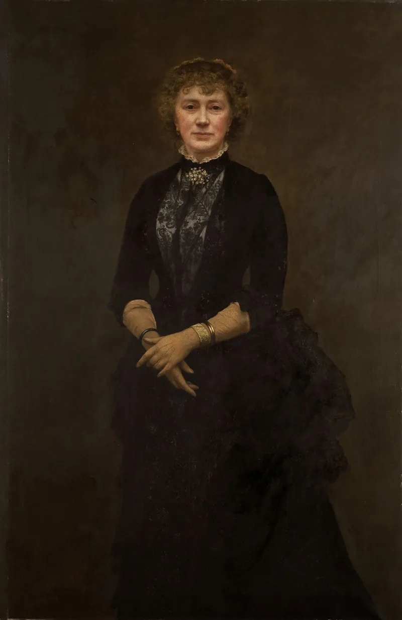 Portrait Of A Woman 387 Wall Art by Karel De Kesel - High-Resolution Digital Print