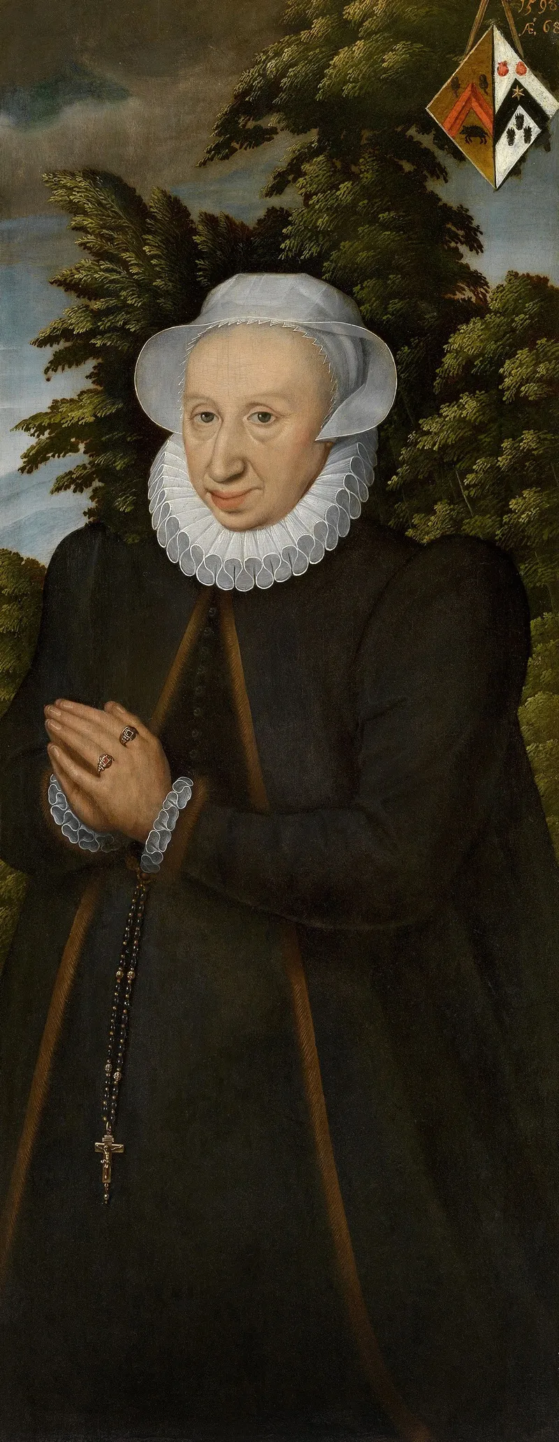 Portrait Of A Woman 390 Wall Art by Pieter Claeissens the Younger - High-Resolution Digital Print
