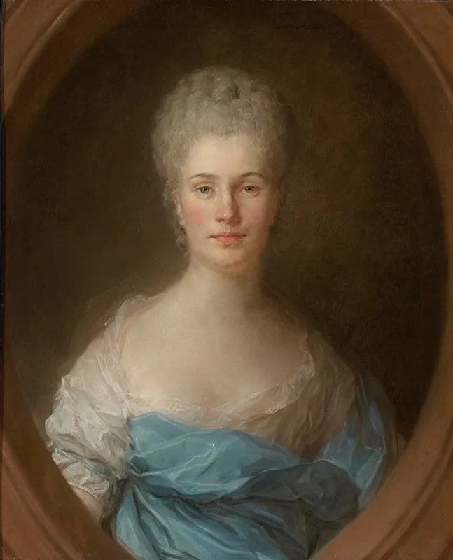 Portrait Of A Woman 39 Wall Art by Jean-Baptiste Perronneau - High-Resolution Digital Print