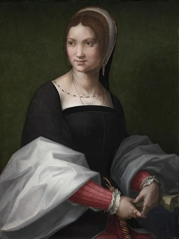 Portrait Of A Woman 58 Wall Art by Andrea del Sarto - High-Resolution Digital Print