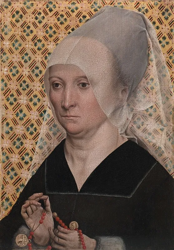 Portrait Of A Woman 66 Wall Art by The Master of the Holy Kinship - High-Resolution Digital Print