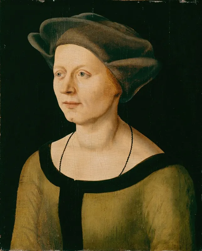 Portrait Of A Woman 92 Wall Art by Joerg Breu the Elder - High-Resolution Digital Print