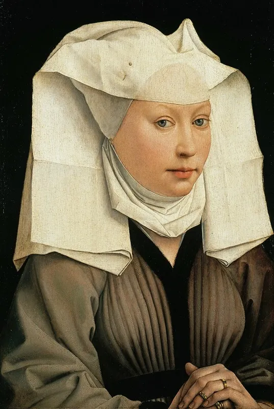 Portrait Of A Woman 98 Wall Art by Rogier van der Weyden - High-Resolution Digital Print