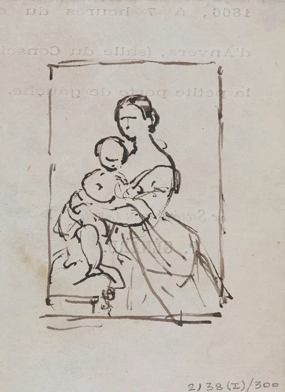 Portrait Of A Woman And A Child