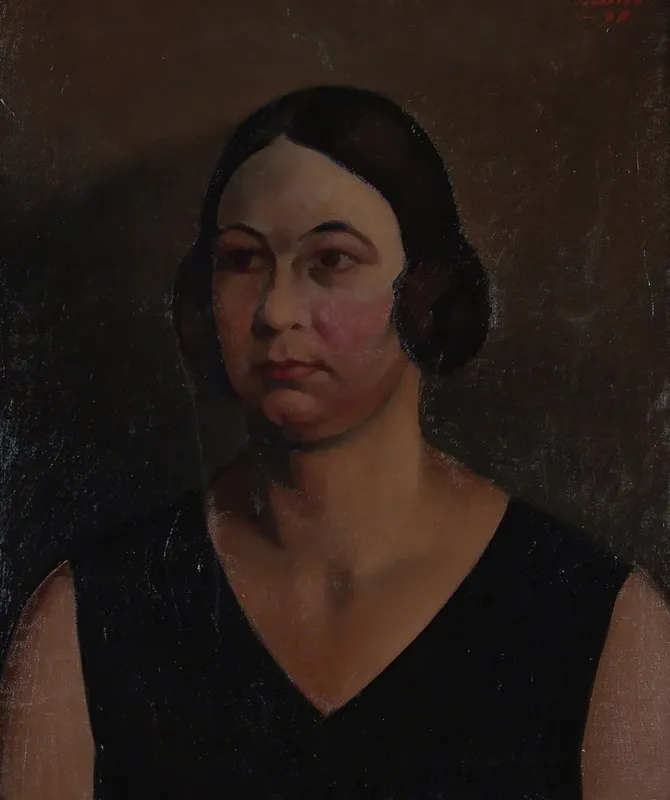 Portrait Of A Woman Mrs Lonngren