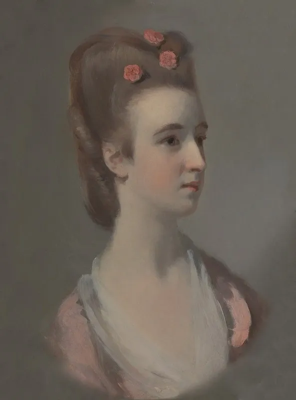 Portrait Of A Woman Possibly Miss Nettlethorpe Wall Art by Henry Walton - High-Resolution Digital Print