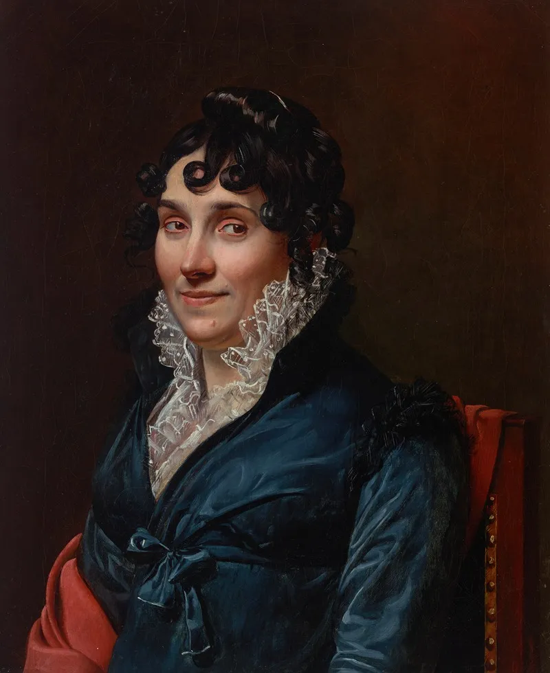 Portrait Of A Woman Traditionally Identified As Henriette Lousbergs 1796 1827 Wall Art by François-Joseph Navez - High-Resolution Digital Print