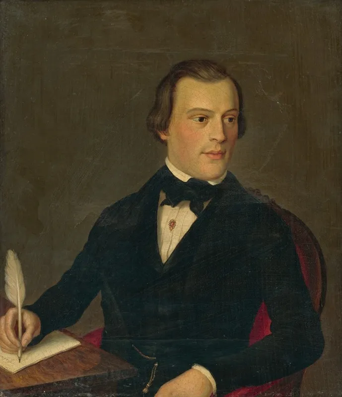 Portrait Of A Writing Man