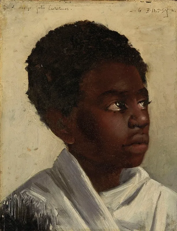 Portrait Of A Young African