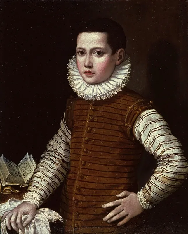 Portrait Of A Young Boy 10 Wall Art by Gervasio Gatti - High-Resolution Digital Print