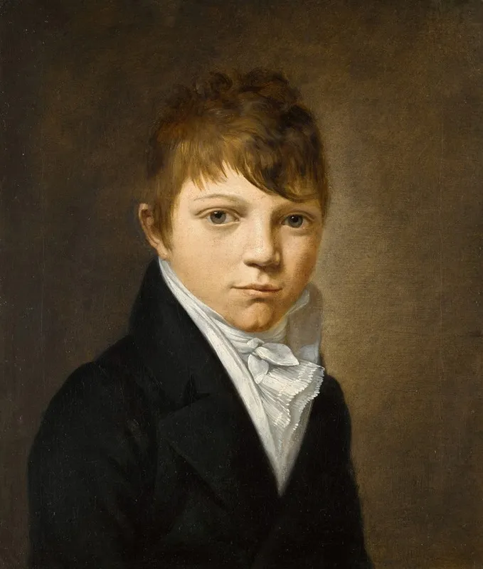 Portrait Of A Young Boy 14 Wall Art by Louis-Léopold Boilly - High-Resolution Digital Print