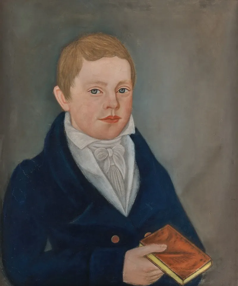 Portrait Of A Young Boy 17 Wall Art by Micah Williams - High-Resolution Digital Print