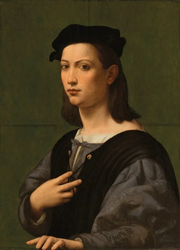 Portrait Of A Young Gentleman 4 Wall Art by Giuliano Bugiardini - High-Resolution Digital Print