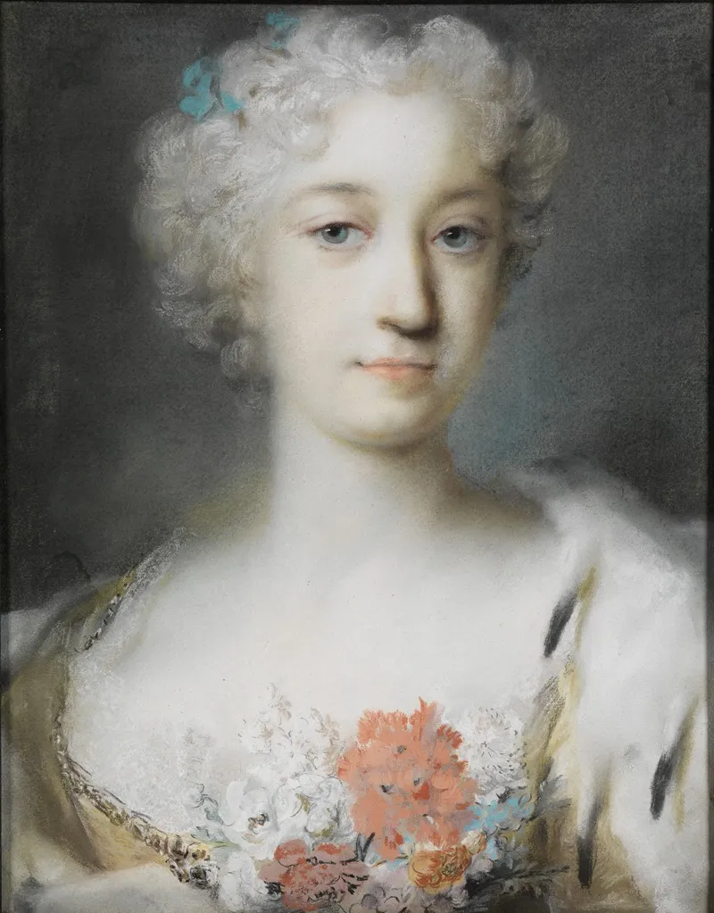 Portrait Of A Young Girl 45 Wall Art by Rosalba Carriera - High-Resolution Digital Print