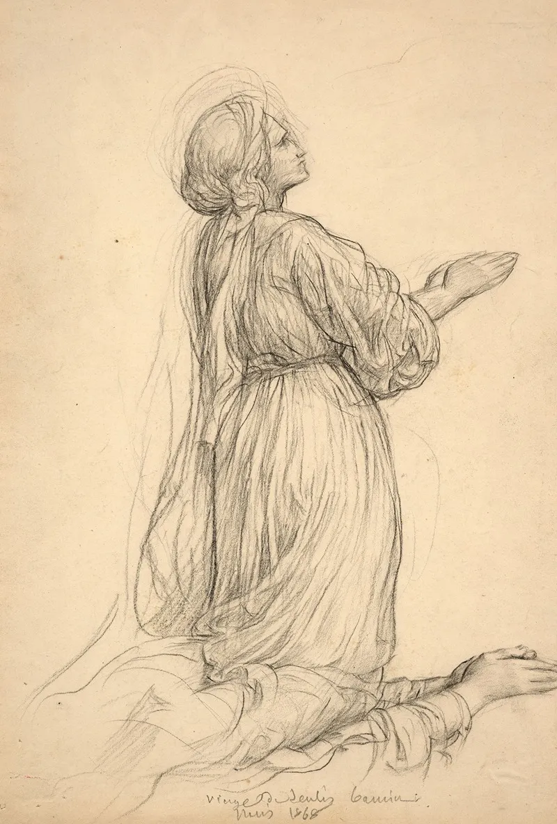 Portrait Of A Young Girl In A Blue Shirt 2
