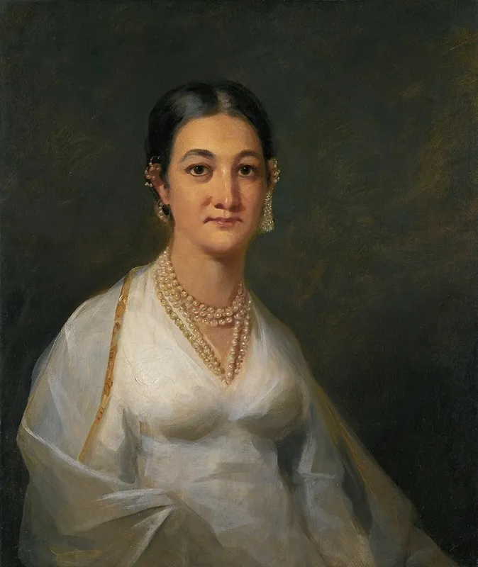 Portrait Of A Young Indian Woman