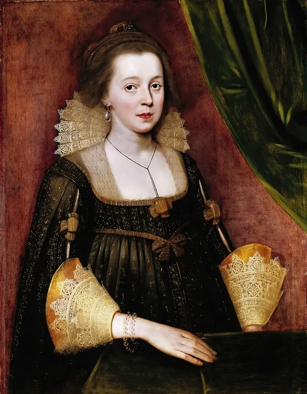 Portrait Of A Young Lady 33 Wall Art by Paul van Somer - High-Resolution Digital Print