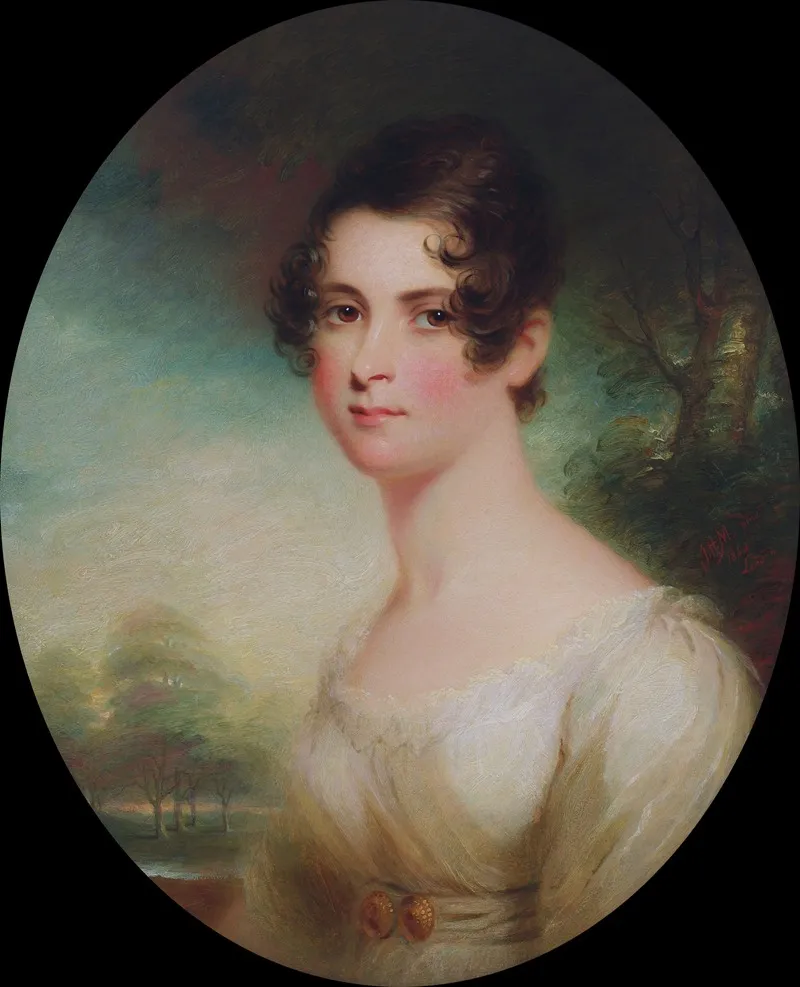Portrait Of A Young Lady 49 Wall Art by James Heath Millington - High-Resolution Digital Print