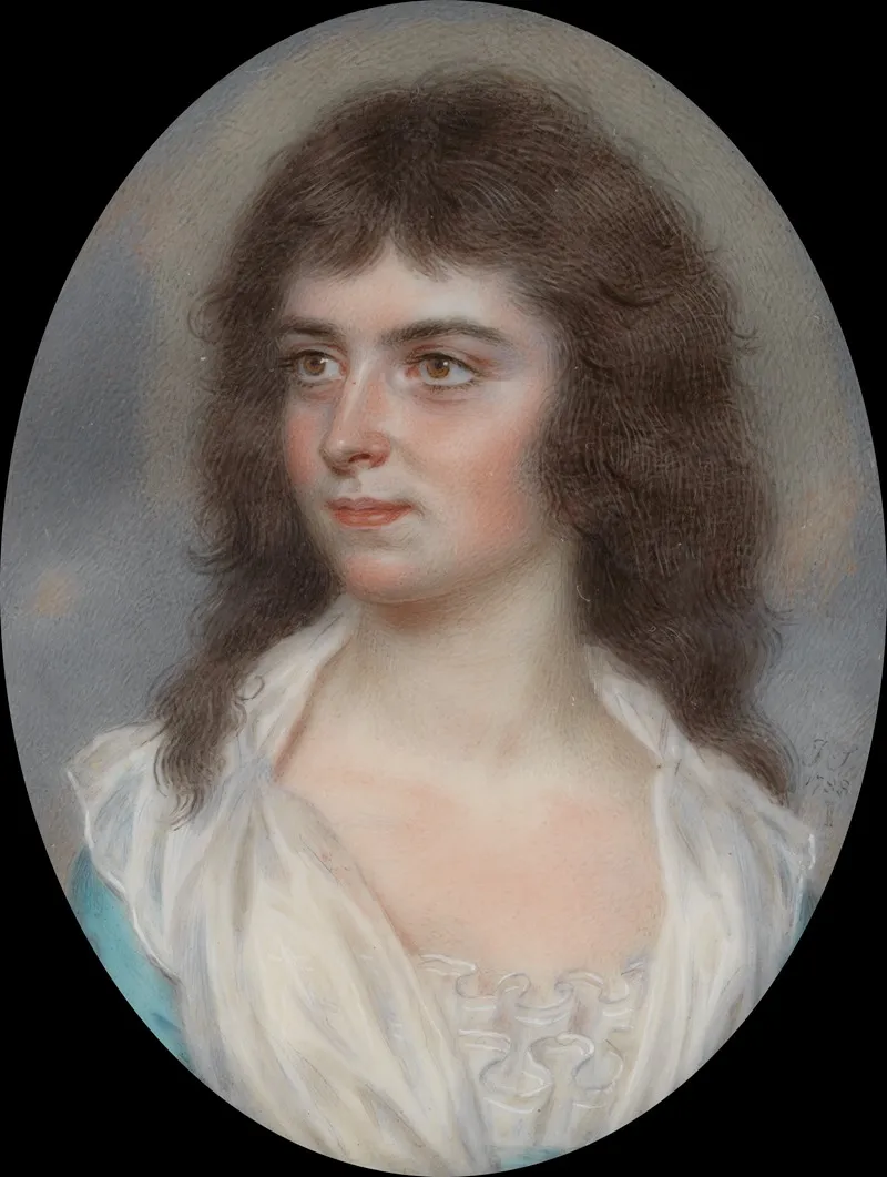 Portrait Of A Young Lady Probably The Artists Daughter Anna Maria Woolf