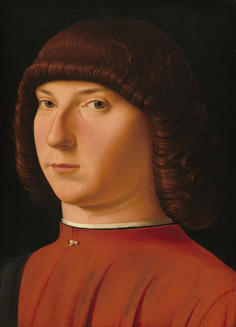 Portrait Of A Young Man 109 Wall Art by Antonello da Messina - High-Resolution Digital Print