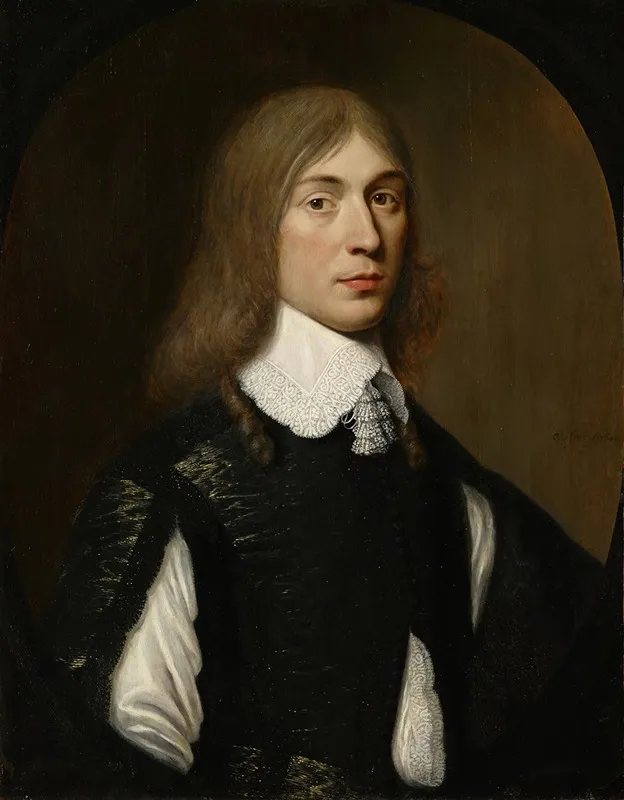 Portrait Of A Young Man 19 Wall Art by Crispyn Van Den Queborn - High-Resolution Digital Print