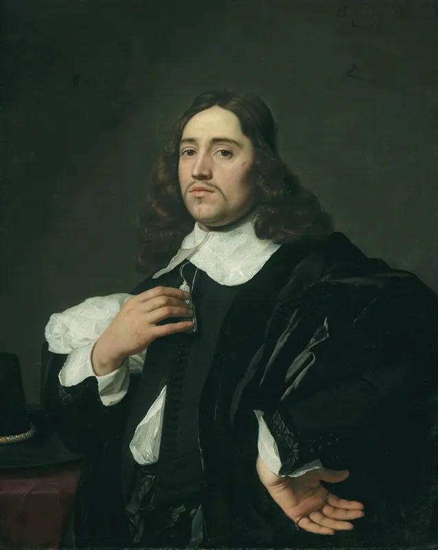 Portrait Of A Young Man 32 Wall Art by Bartholomeus van der Helst - High-Resolution Digital Print