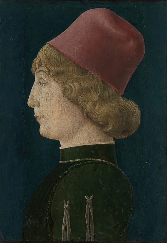 Portrait Of A Young Man 43 Wall Art by Cosmè Tura - High-Resolution Digital Print