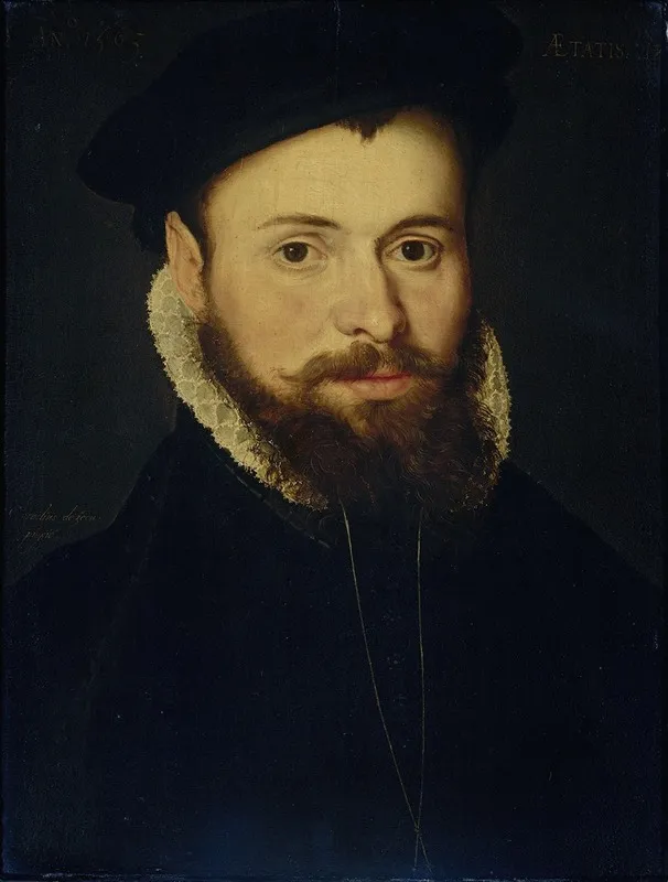 Portrait Of A Young Man 64 Wall Art by Cornelis de Zeeuw - High-Resolution Digital Print