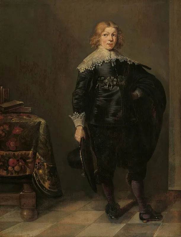 Portrait Of A Young Man 67 Wall Art by Harmen Willems Wieringa - High-Resolution Digital Print