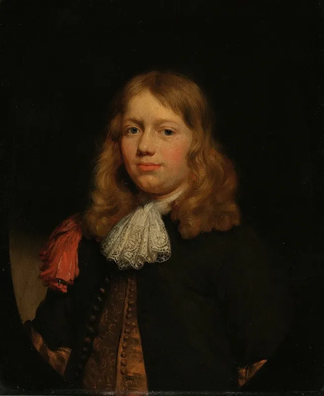 Portrait Of A Young Man 68 Wall Art by Nicolaes Maes - High-Resolution Digital Print