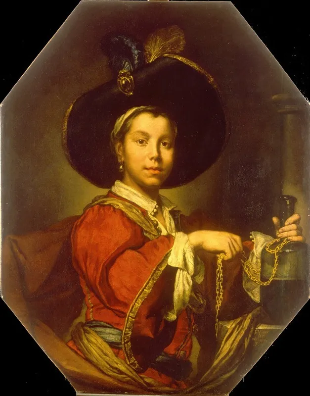 Portrait Of A Young Man 72 Wall Art by Vittore Ghislandi - High-Resolution Digital Print