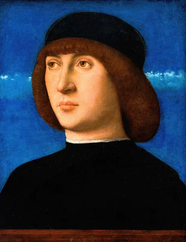 Portrait Of A Young Man 75 Wall Art by Giovanni Bellini - High-Resolution Digital Print