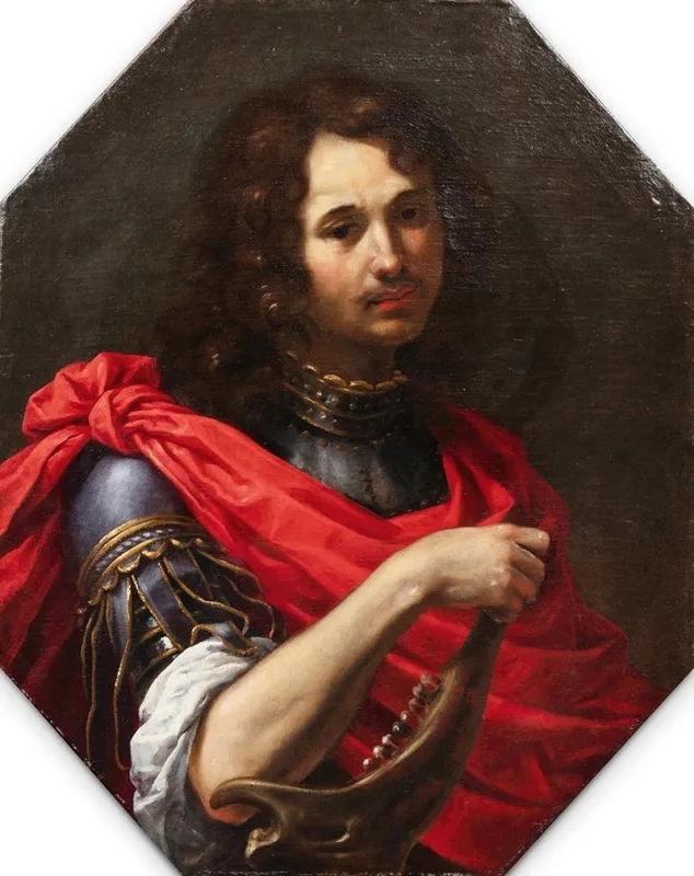 Portrait Of A Young Man As Samson Wall Art by Giovanni Montini - High-Resolution Digital Print