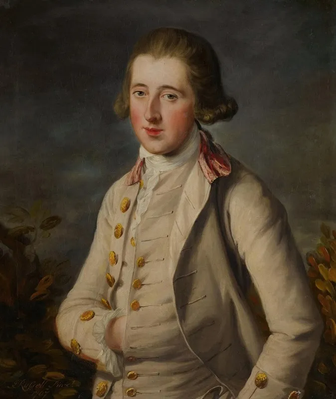 Portrait Of A Young Man Said To Be Peter Speirs Wall Art by John Russell - High-Resolution Digital Print