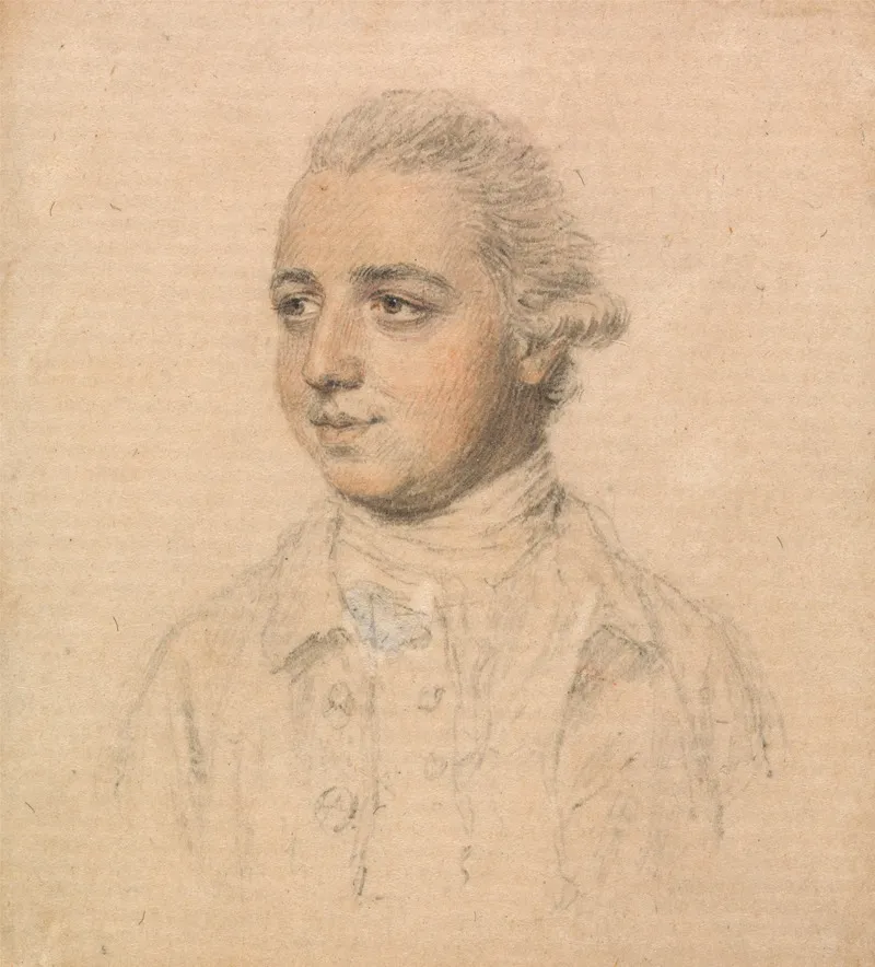 Portrait Of A Young Man Taken From The Life Facing Left