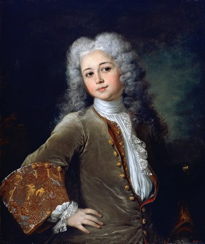 Portrait Of A Young Man With A Wig Wall Art by Nicolas de Largillière - High-Resolution Digital Print